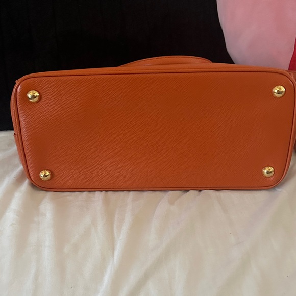 Authentic Prada Vibrant Orange Satchel - Picture 6 of 16
